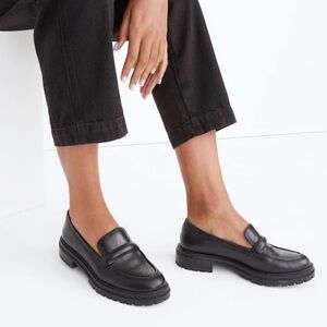 Madewell the Bradley Lugsole Loafer Leather